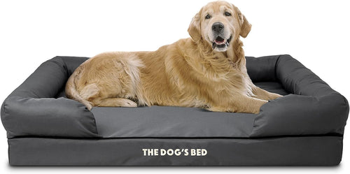 XL Orthopedic Memory Foam Dog Bed Washable Bolster