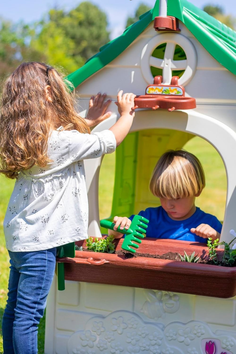Eco Kids Playhouse Nature Learning Garden House Indoor Outdoor Age 2+