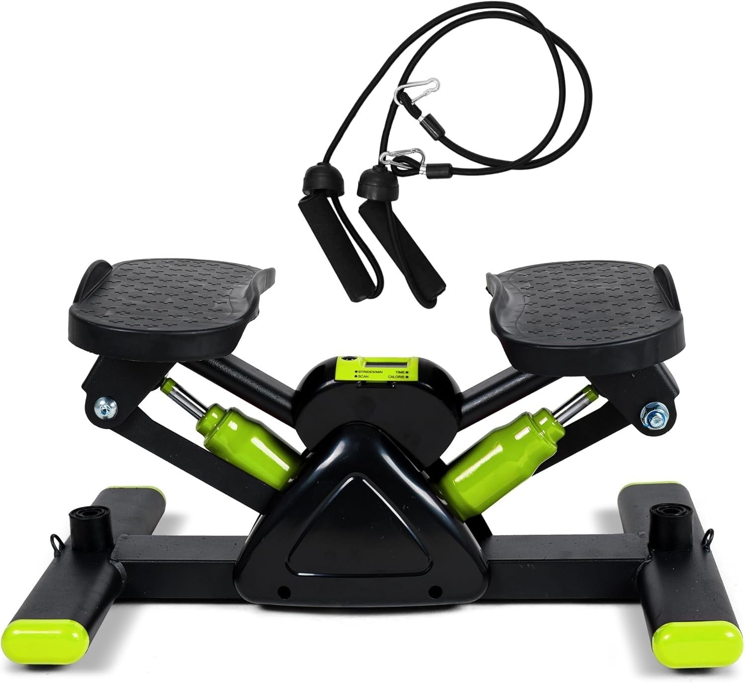 Mini Twist Stepper w/ LCD Monitor, Hydraulic System & Resistance Bands