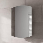 Wall Mounted Bathroom Mirror Cabinet 400x600mm Stainless Steel