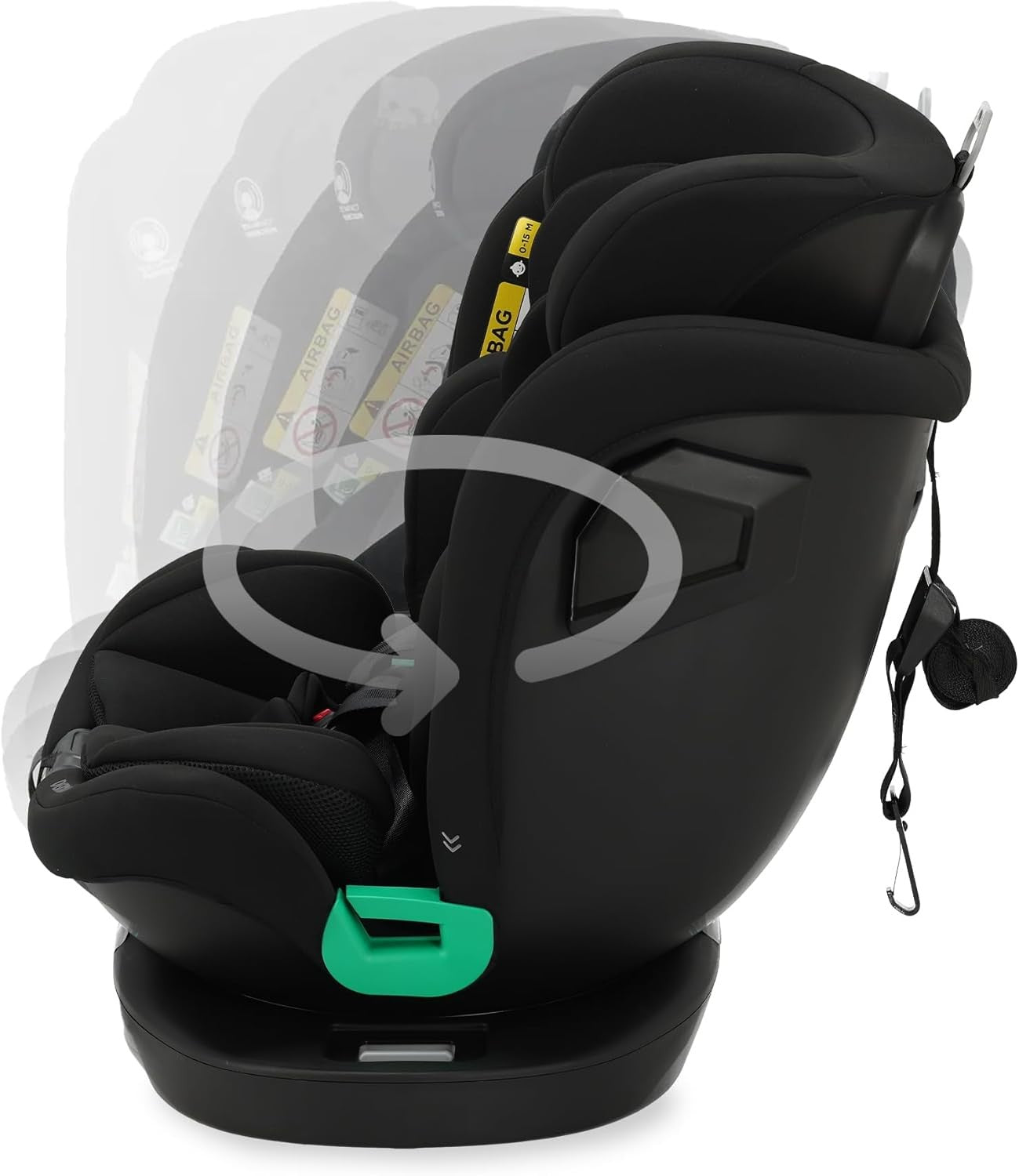 i-Size Baby Car Seat 40–150cm ISOFIX Rear & Forward Facing Toddler Seat