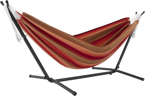 Double Hammock with Stand – Heavy Duty 2 Person Outdoor Bed, 204kg Capacity