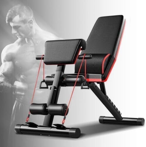 Adjustable Folding Workout Bench Incline Decline Sit Up Home Gym