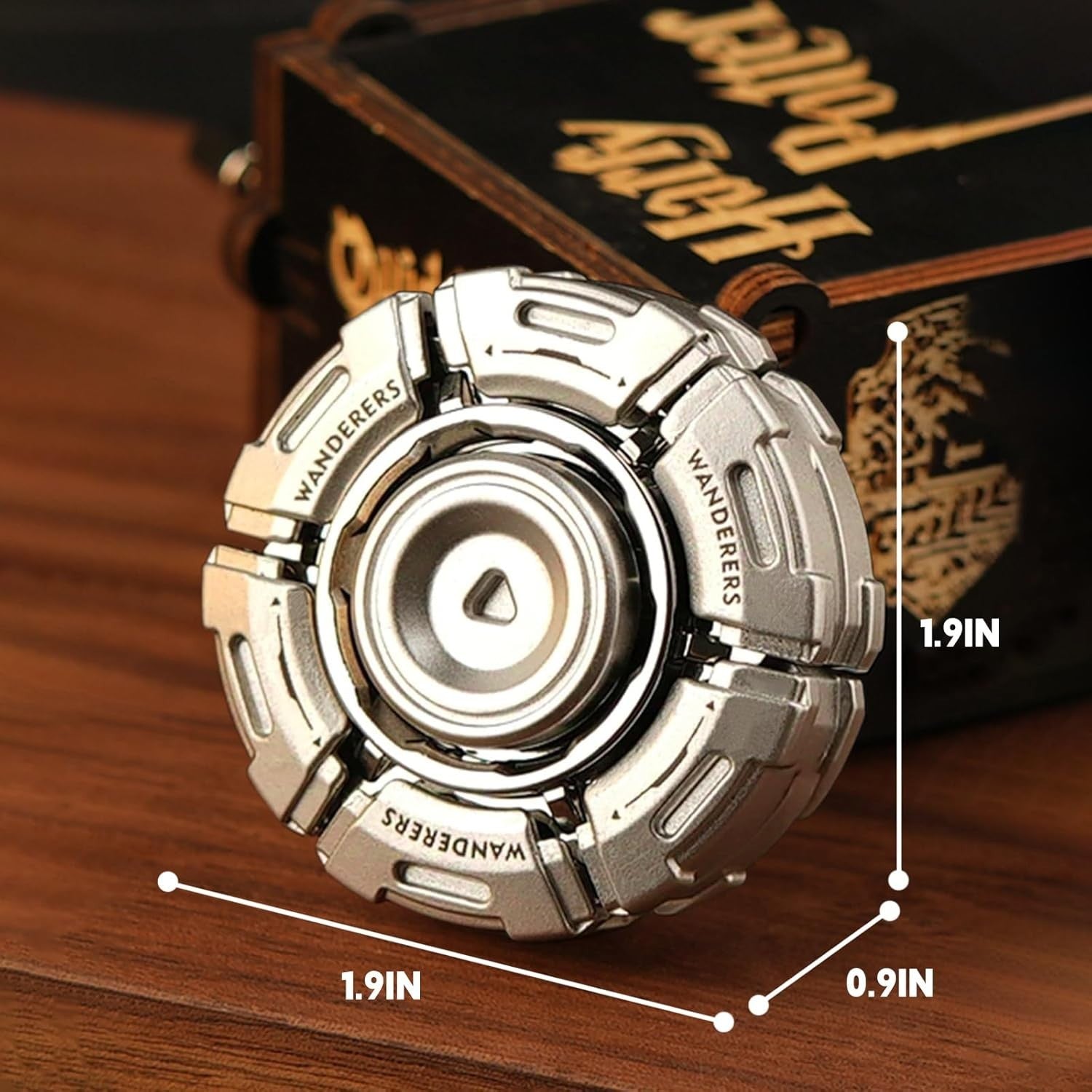 Metal Open Shell Fidget Spinner Smooth Bearing EDC Stress Relief ADHD