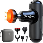 Heated Mini Massage Gun Deep Tissue Muscle Relief Quiet Portable Recovery Tool