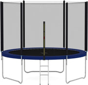6FT Heavy Duty Kids Garden Trampoline Safety Net Ladder Outdoor Set