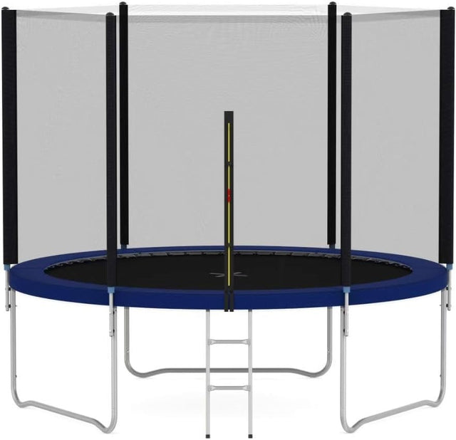 6FT Heavy Duty Kids Garden Trampoline Safety Net Ladder Outdoor Set