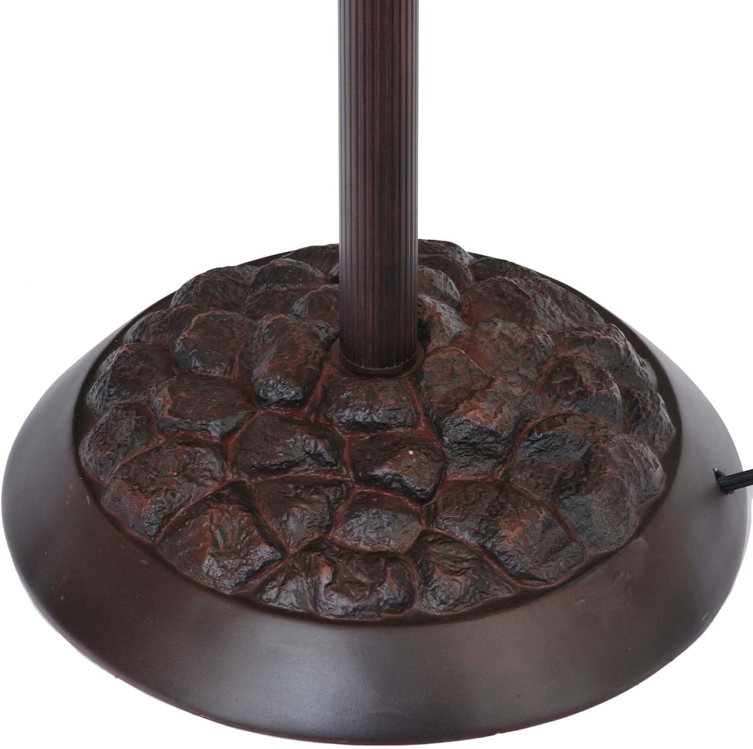 Raven Floor Lamp Stained Glass Tree Torchiere Gothic Full Moon Decor