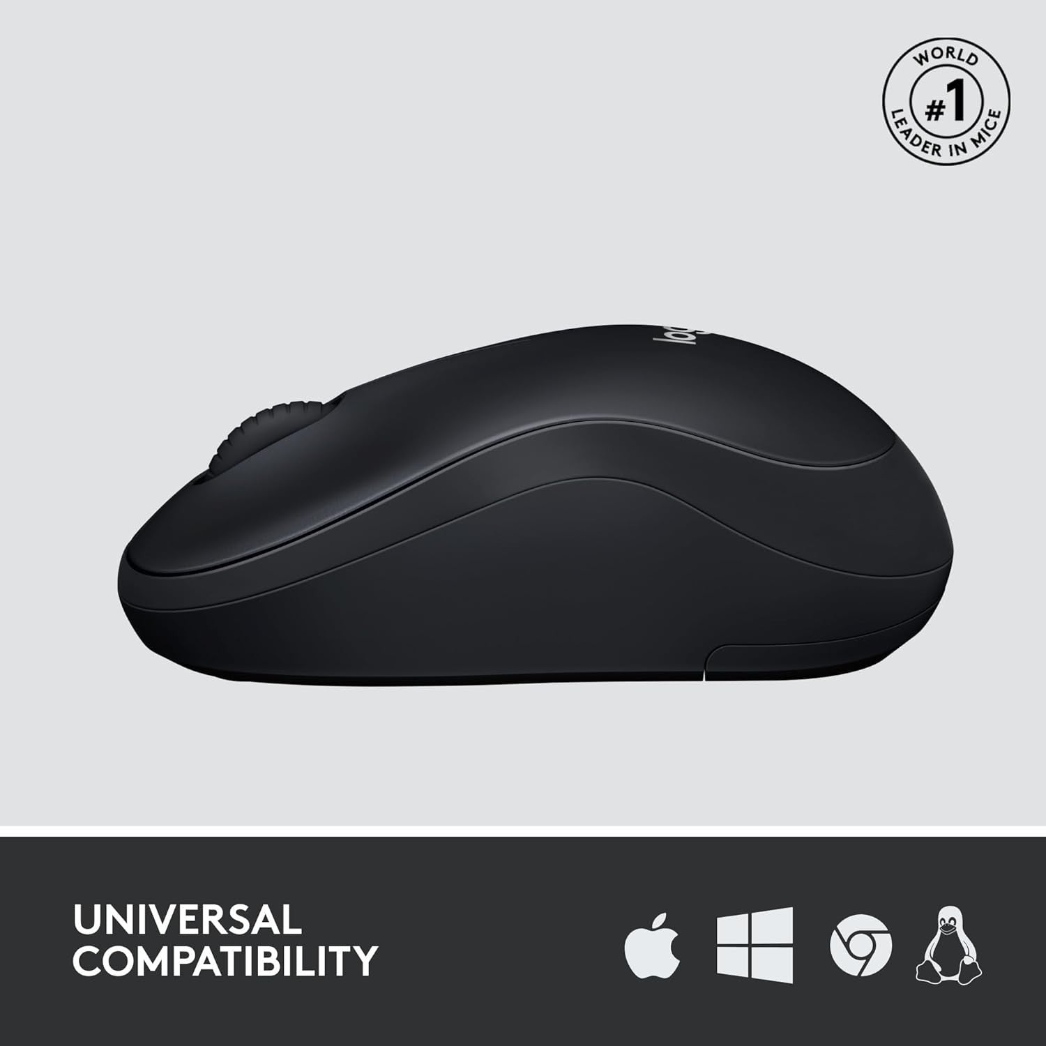 Silent Wireless Mouse USB Receiver Quiet Clicks Ergonomic Laptop PC Office