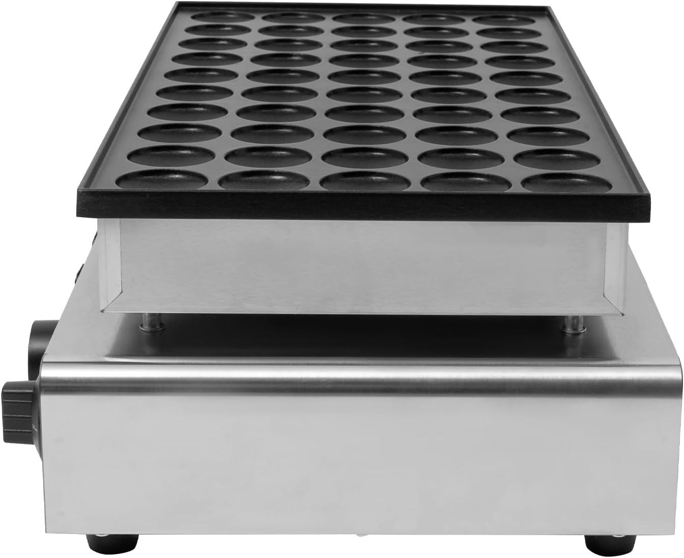 50-Hole Electric Pancake & Waffle Maker 1700W | Non-Stick w/ Timer