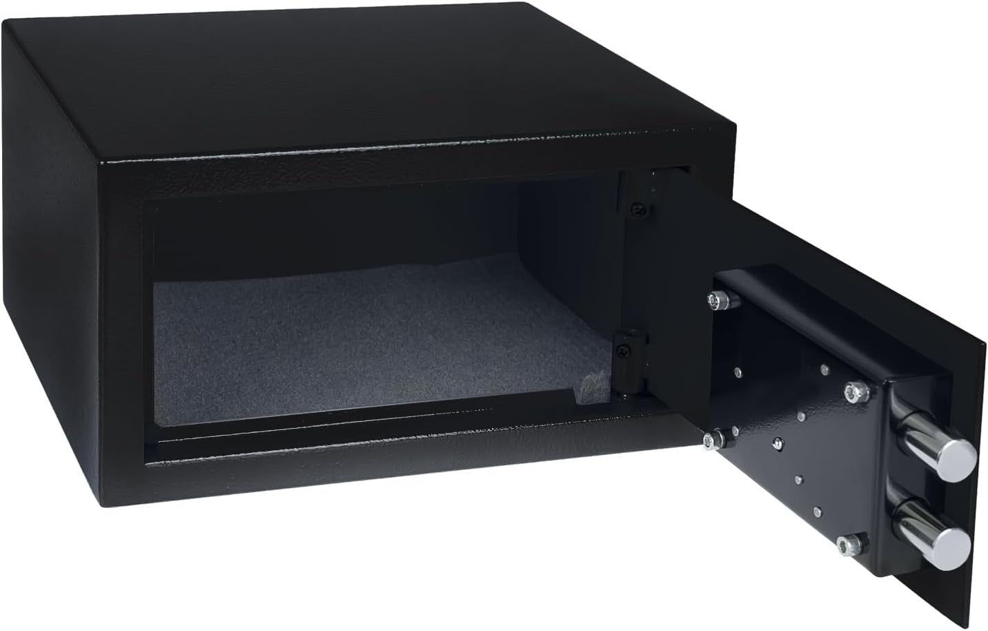Home Office Security Safe Key Lock Steel Cash Money Storage Box