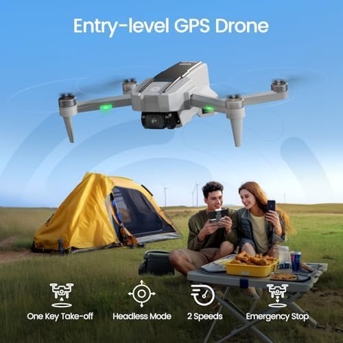 4K GPS Drone with Camera Foldable 5G Transmission Auto Return 23Min Flight