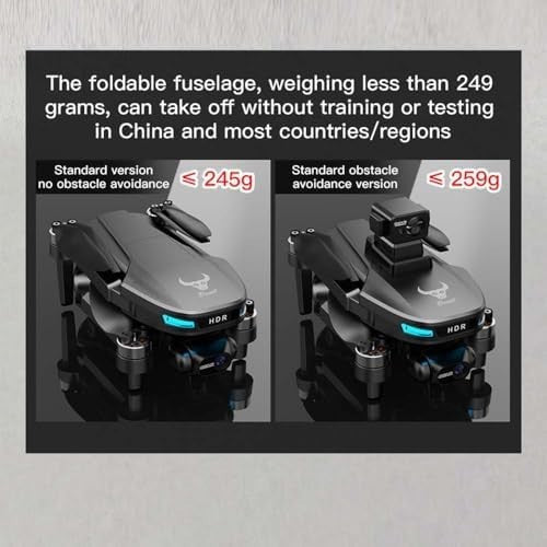 4K GPS Drone with 3-Axis Gimbal, 360° Obstacle Avoidance, 2 Batteries