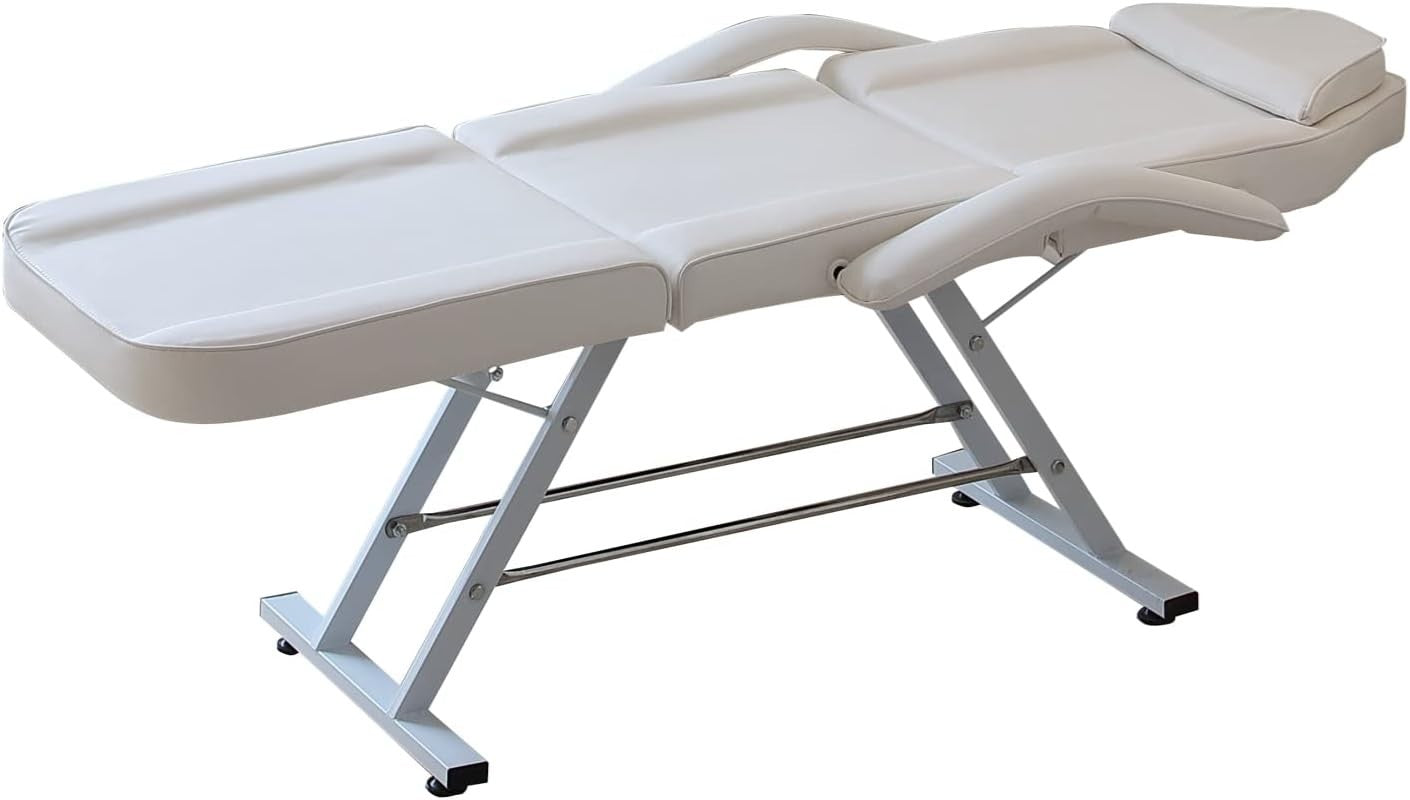 Adjustable Folding Massage Table Portable Therapy Bed With Headrest Carry Bag