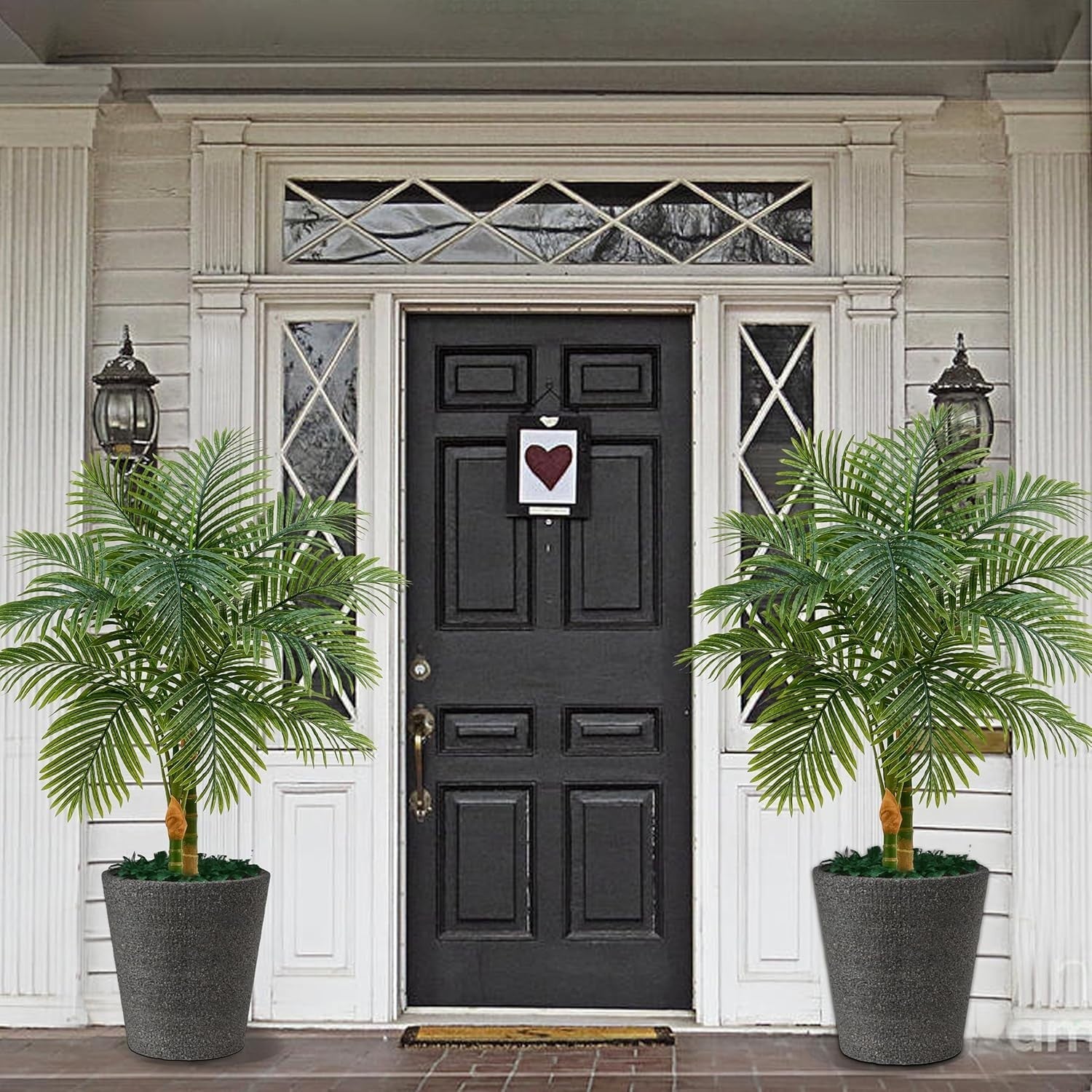 120cm Artificial Palm Tree in Pot Tropical Green Lifelike Indoor Home Decoration