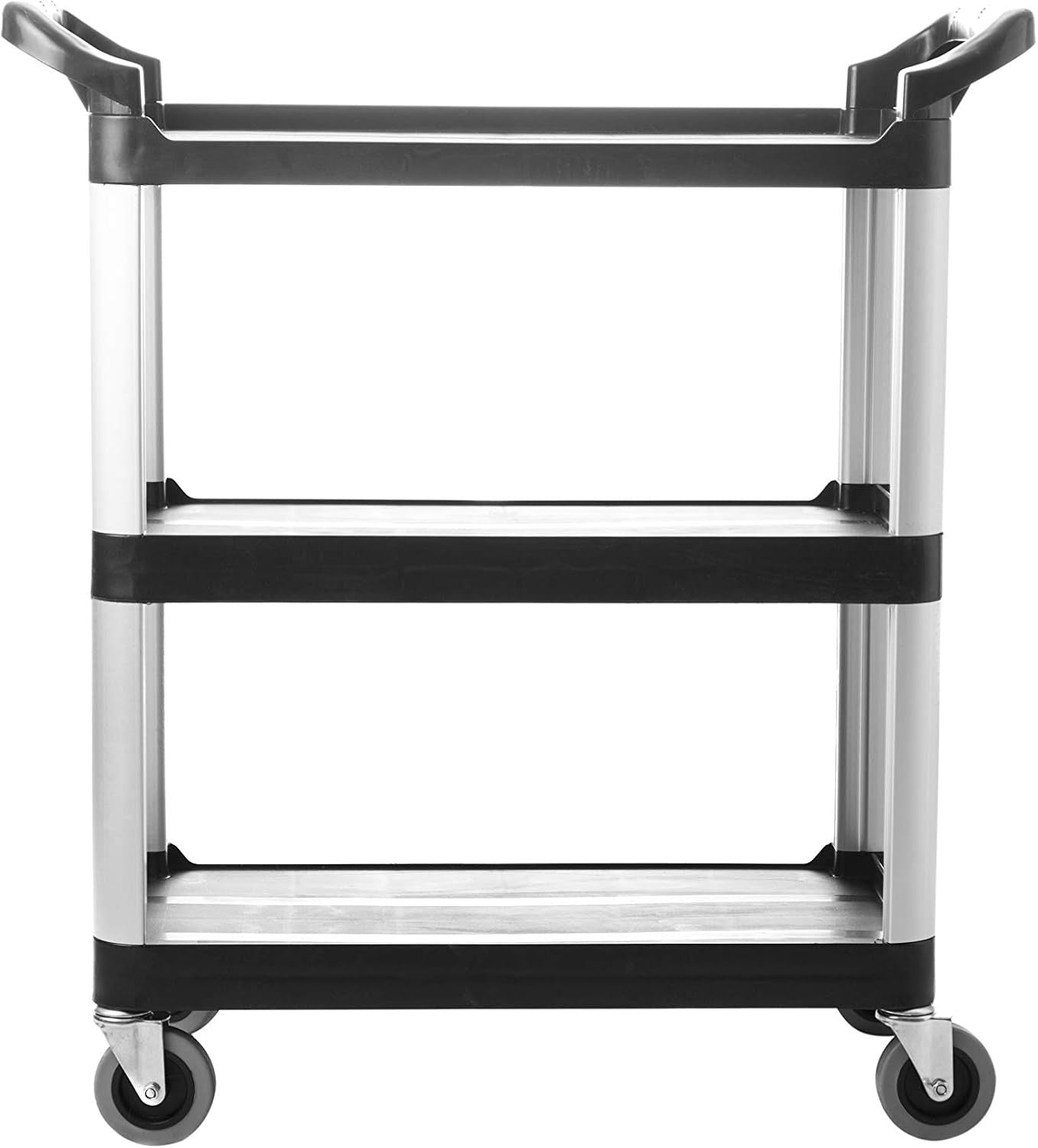 3 Tier Catering Trolley Heavy Duty Rolling Cart Kitchen Service Storage