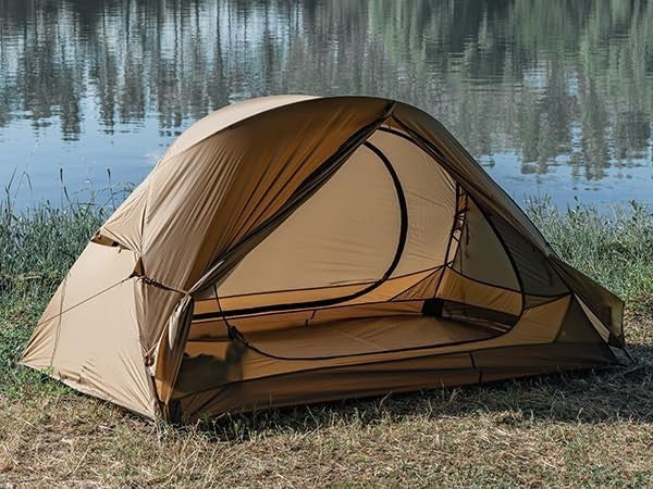 Ultralight 1-2 Person Backpacking Tent 4 Season Waterproof