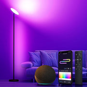 Smart RGBIC LED Floor Lamp 3000LM with WiFi, Music Sync & App Control