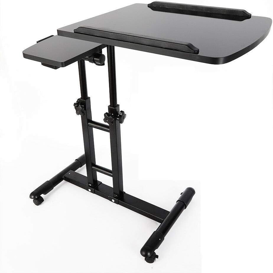 Tattoo Workstation Adjustable 360° Rotating Table Mobile Studio Wheels