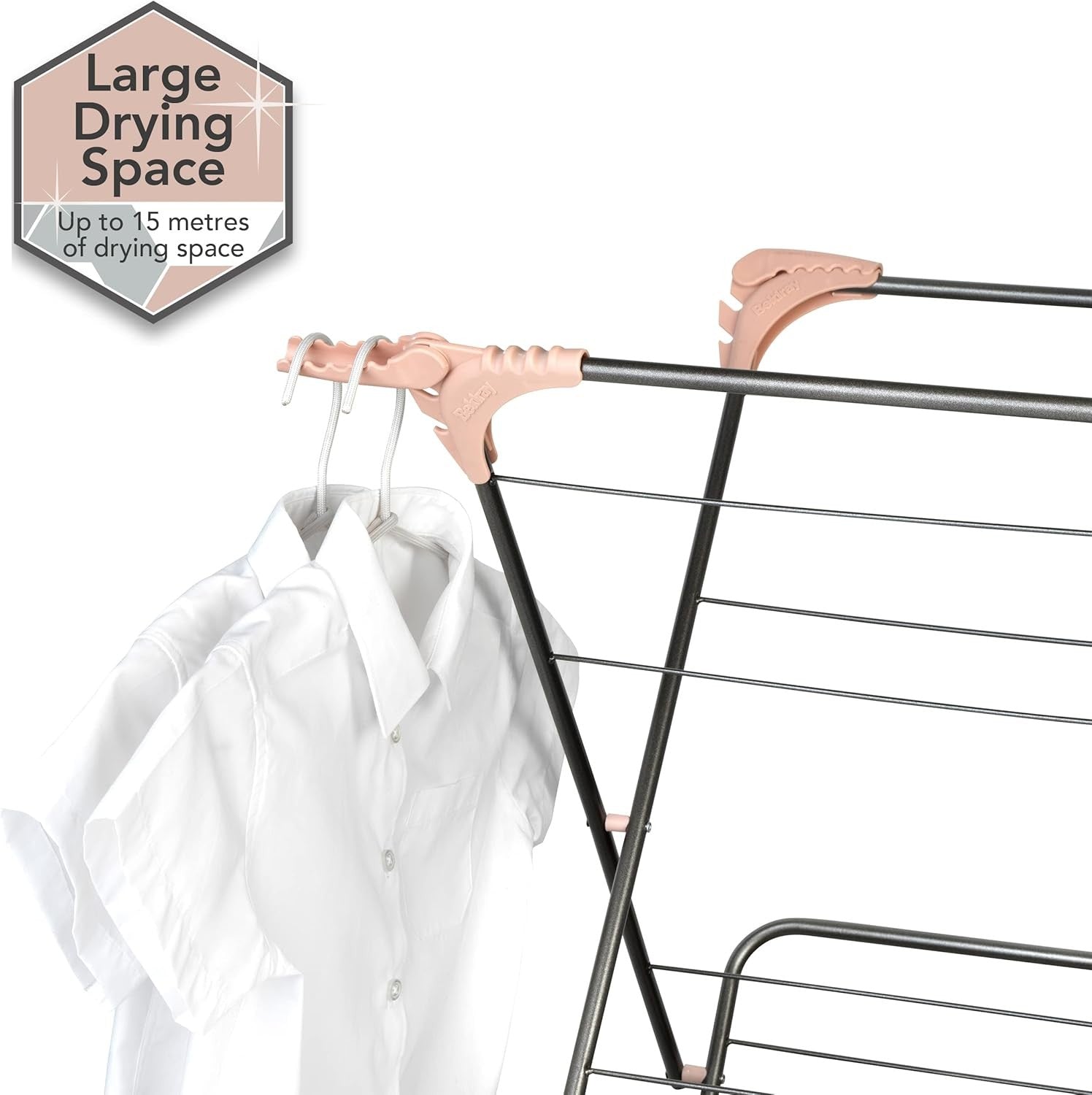 3 Tier Clothes Airer Folding Laundry Drying Rack Compact Indoor Dryer