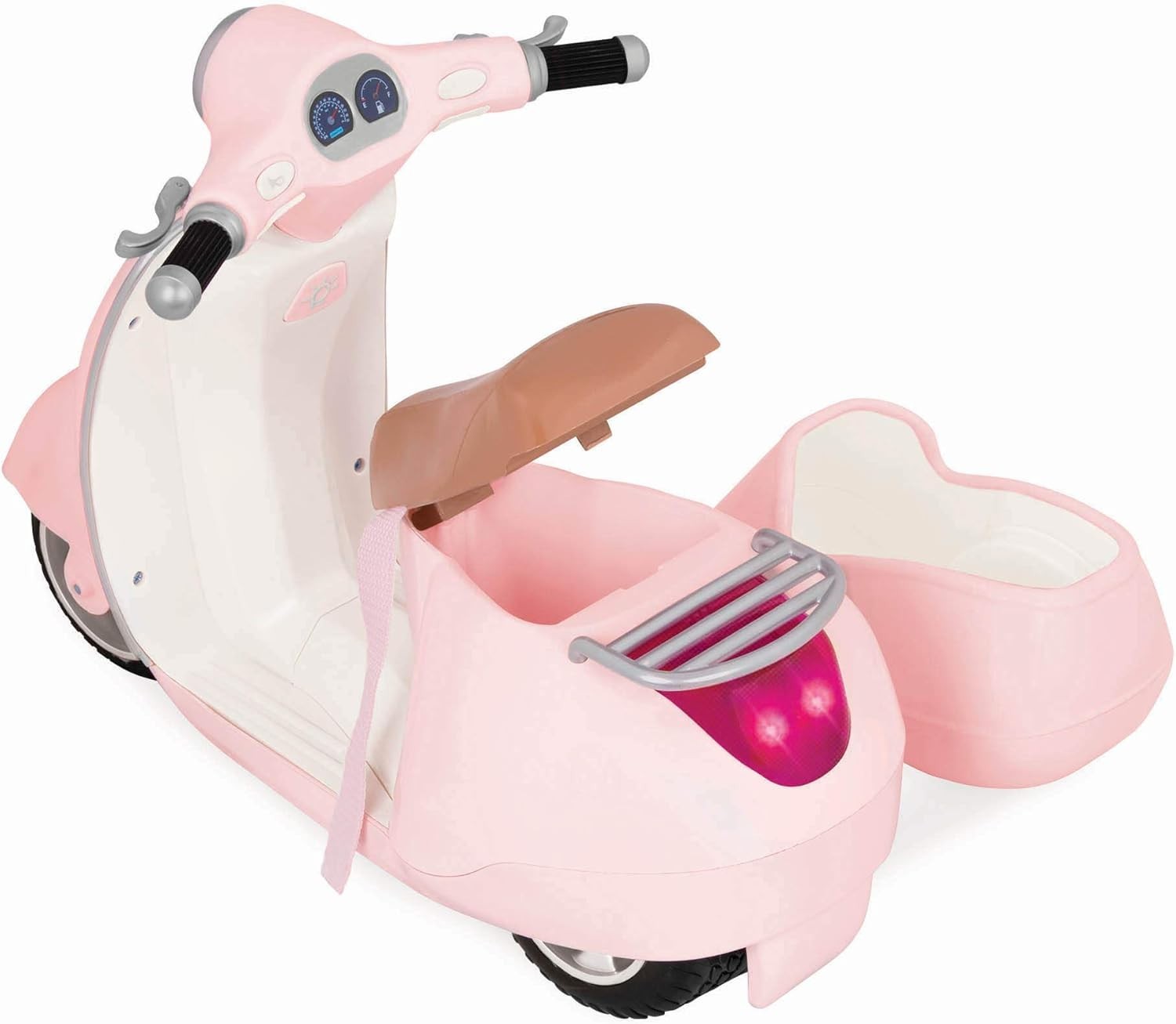 46cm Doll Scooter with Sidecar Lights Sounds Helmet Accessories