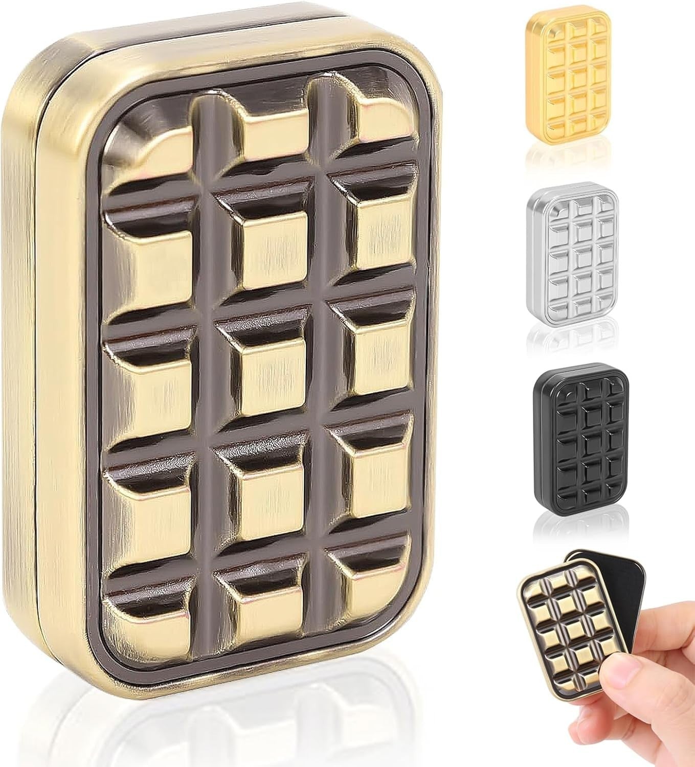 Metal Poker Card Fidget Slider Magnetic Click Stress Relief EDC