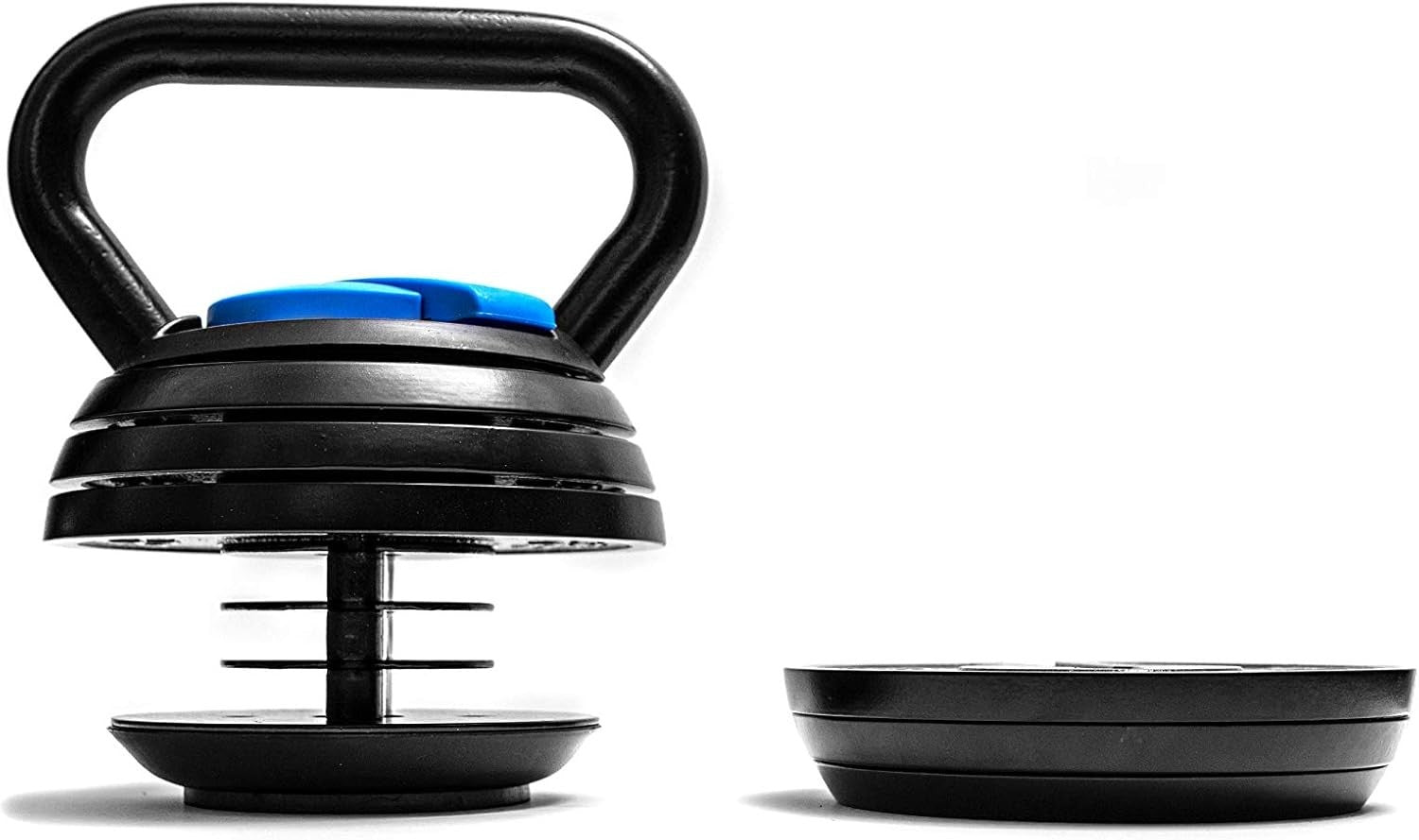 18kg Adjustable Kettlebell 7-in-1 Quick Lock Home Gym Strength Weight