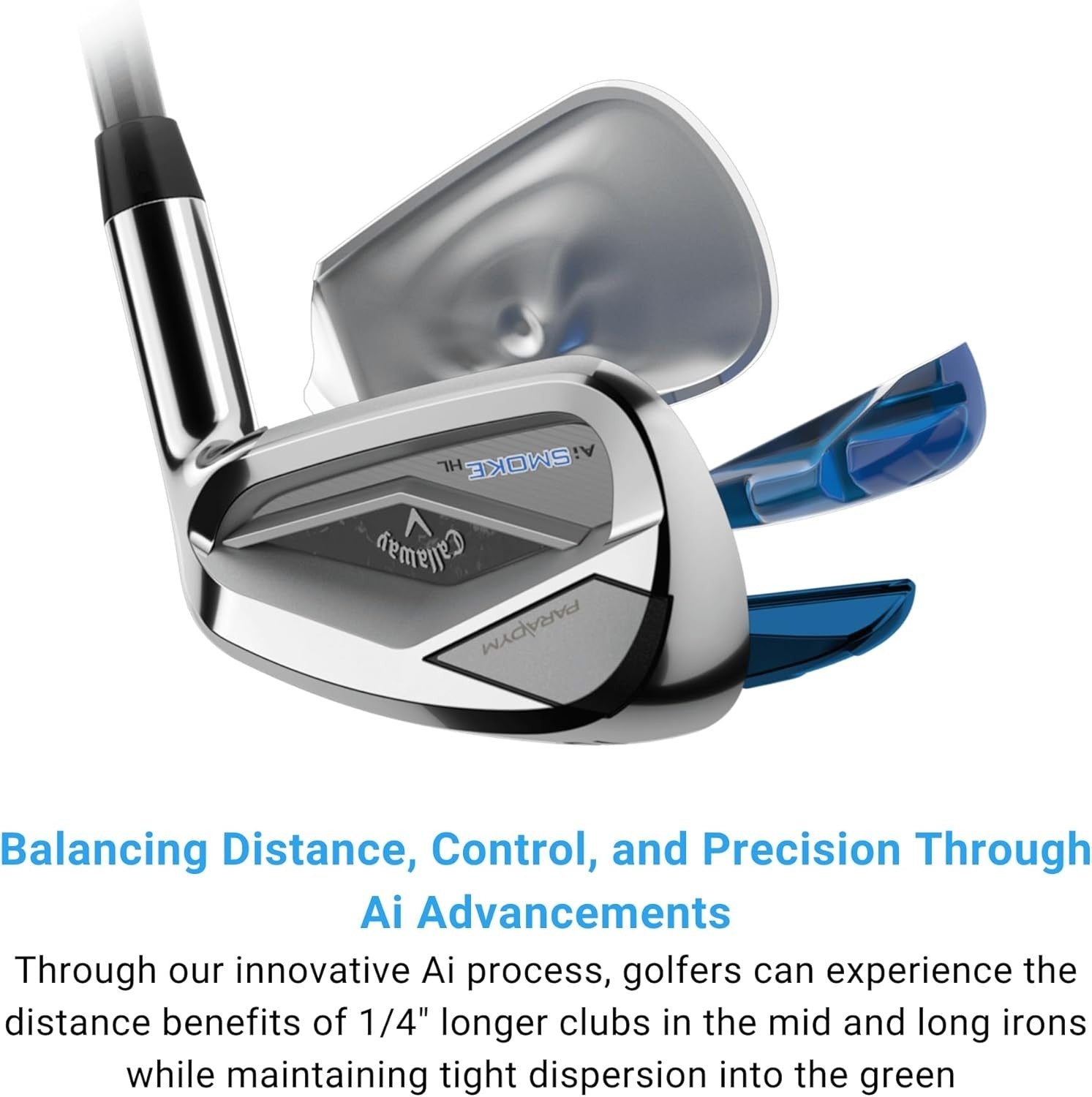 Left Hand 6 Iron High Launch AI Face Forgiving Cavity Back Stiff Steel