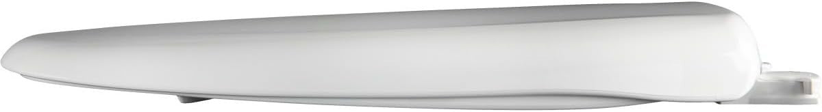 Blush Elongated Toilet Seat Soft Close Closed Front Easy-Clean