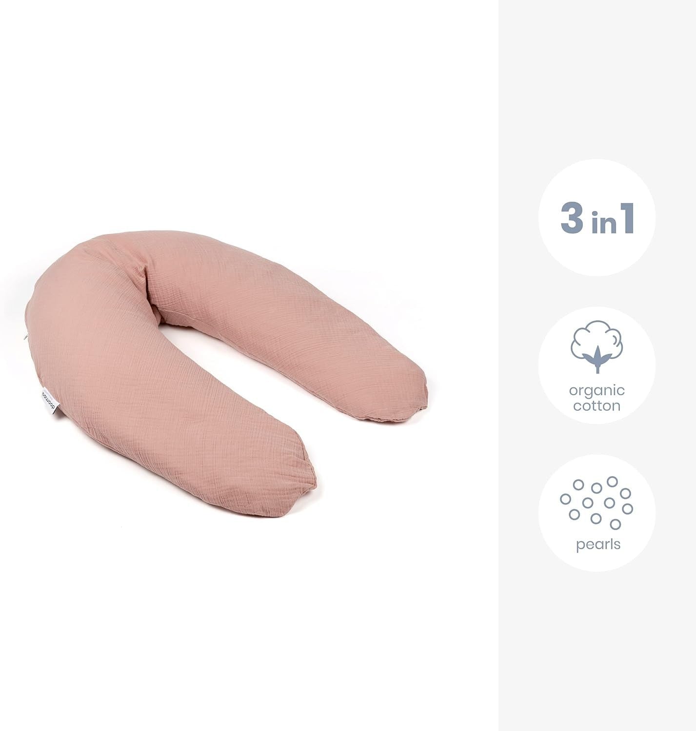 Pregnancy Body Pillow 180cm Maternity Nursing Support Organic Cotton