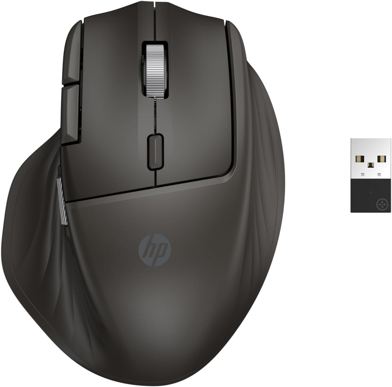 Ergonomic Wireless Mouse 6K DPI Fast Scroll Rechargeable Multi-Device
