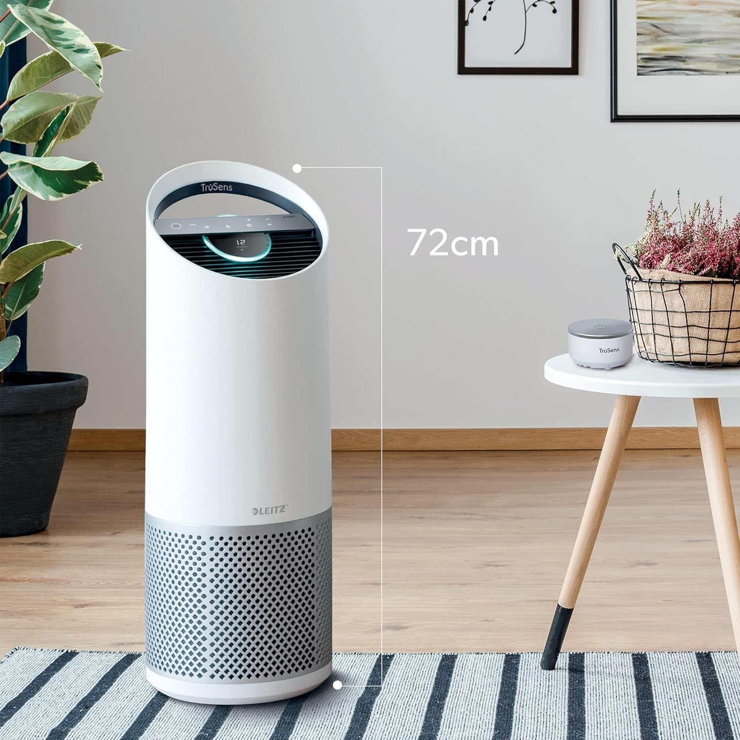 Smart Air Purifier H13 HEPA UV-C Alexa App Sensor Large Room 60m²