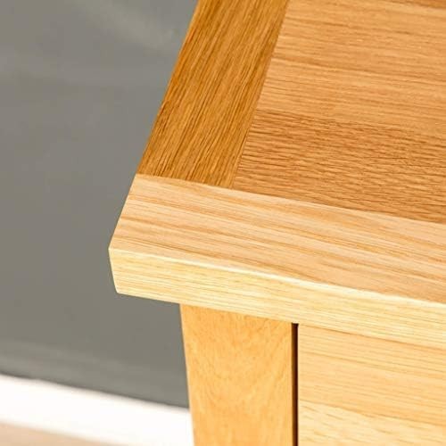 Large Oak Sideboard Cabinet 3 Doors 3 Drawers Sturdy Storage for Living Room
