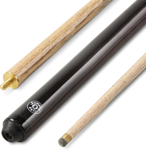 Snooker Pool Cue 9.5mm Tip Ash Shaft Centre Joint Gloss Finish 2 Piece