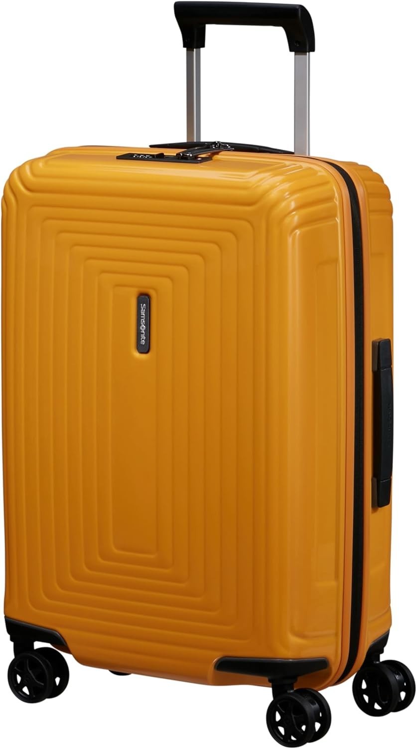55cm Cabin Spinner Suitcase Polycarbonate Hard Shell TSA Lock Quiet Wheels