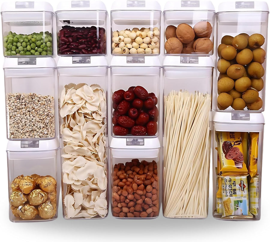 12PCS Airtight Food Storage Containers BPA Free Cereal Pantry Set