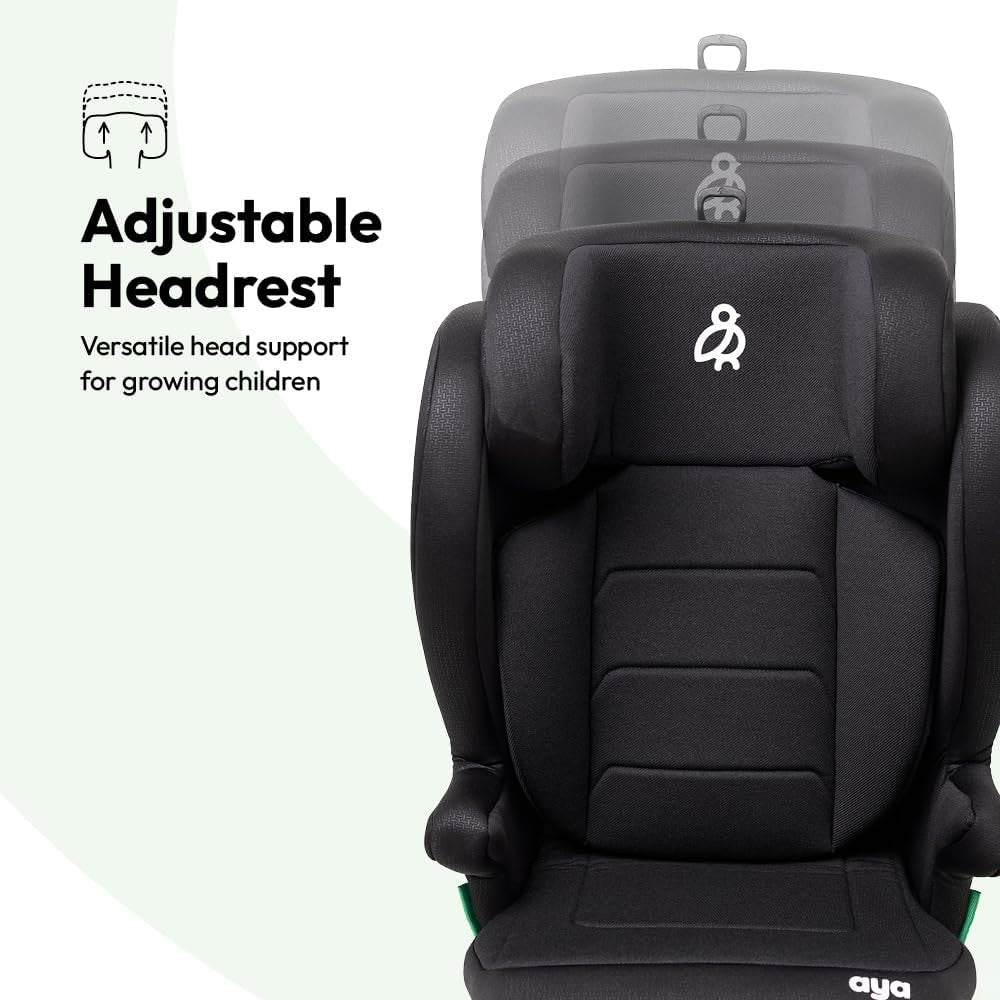 i-Size Booster Car Seat 100–150cm Foldable Travel Lightweight ISOFIX