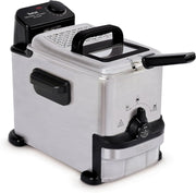 3L Deep Fat Fryer Stainless Steel Cool Zone Auto Oil Filtration 2100W
