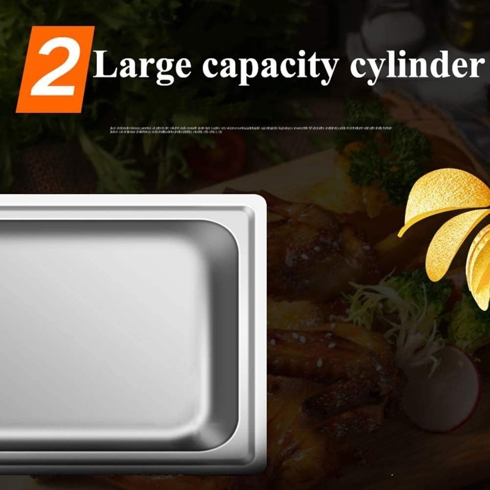 Commercial Gas Deep Fryer Dual Tank 20L Countertop Twin Basket