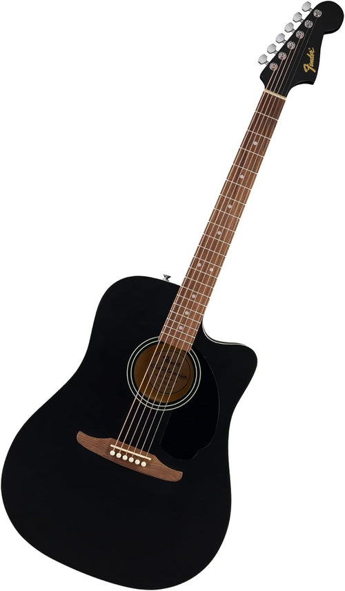 Electro Acoustic Cutaway Dreadnought Guitar Spruce Top Black