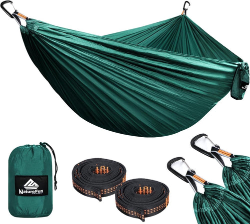 Ultra-Light Travel Camping Hammock 300kg Load Quick-Dry Parachute Nylon