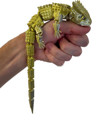 Golden Lizard Fidget Articulated Colour Changing Sensory Toy