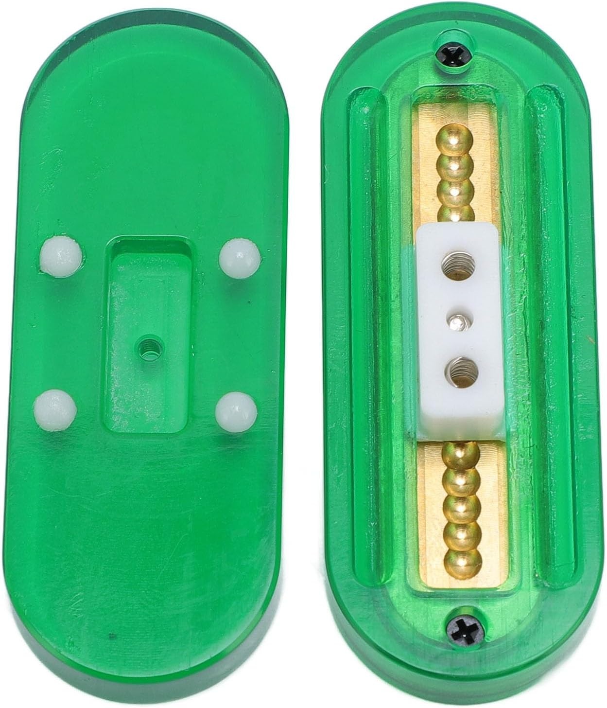 Acrylic Brass Fidget Slider Pocket Mechanical Stress Relief Push Toy