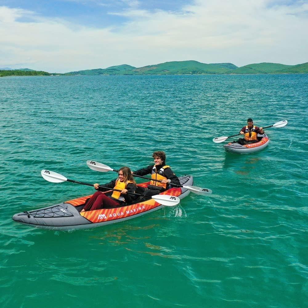Inflatable Kayak Drop Stitch Floor High Back Seat UV Protected
