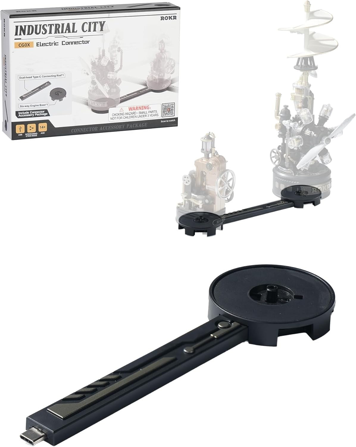 Industrial City Electric Connector Expansion Base USB Powered Link Hub