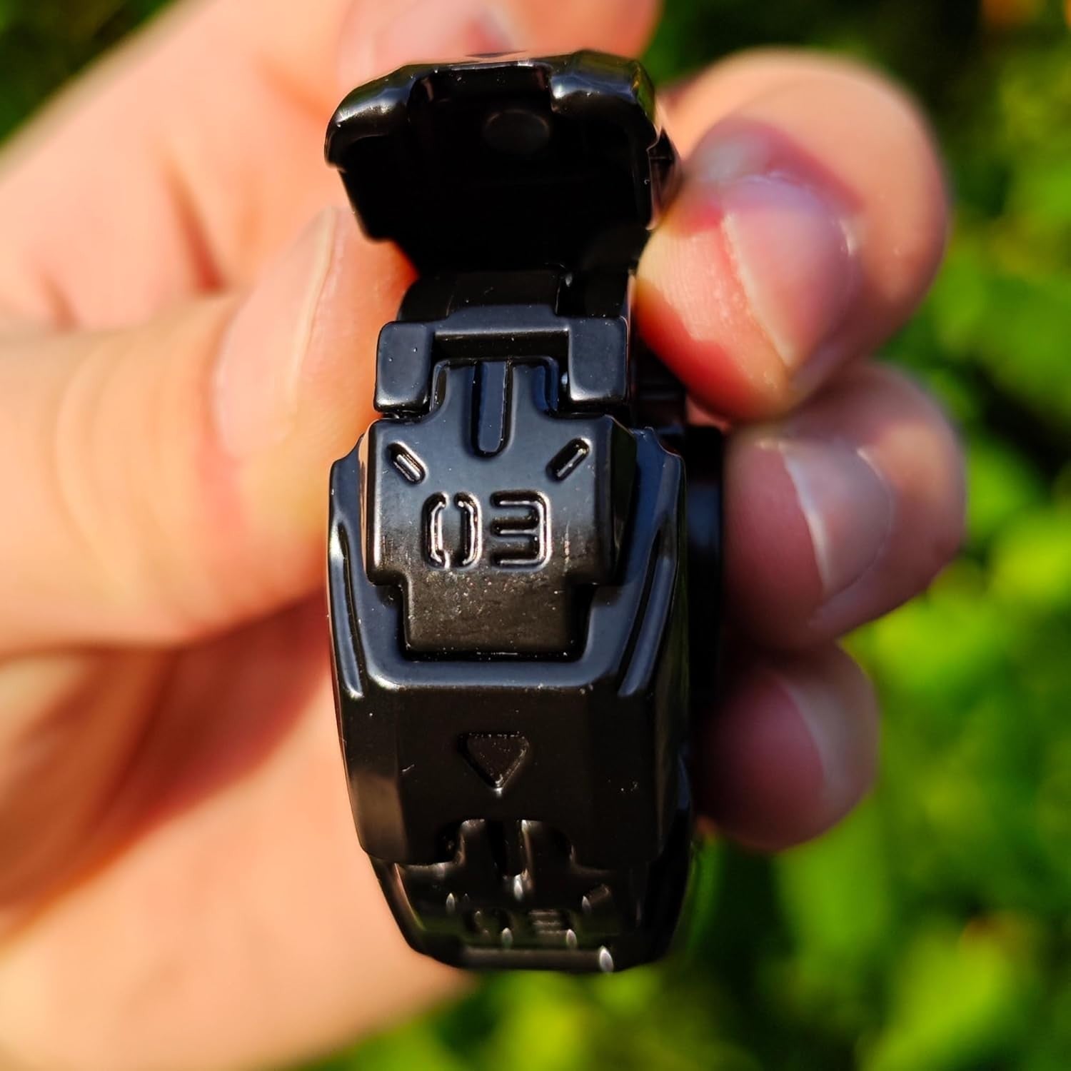 Black Metal Fidget Spinning Top Open Armor Magnetic EDC Stress Toy