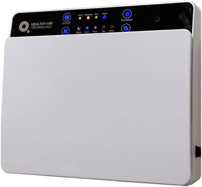 Compact HEPA Air Purifier Wall Mount PM2.5 Virus Odor 5min Clean