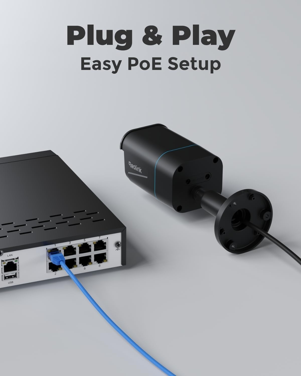 4K PoE CCTV Security System 8CH NVR 2TB HDD 4 Cameras AI Detection