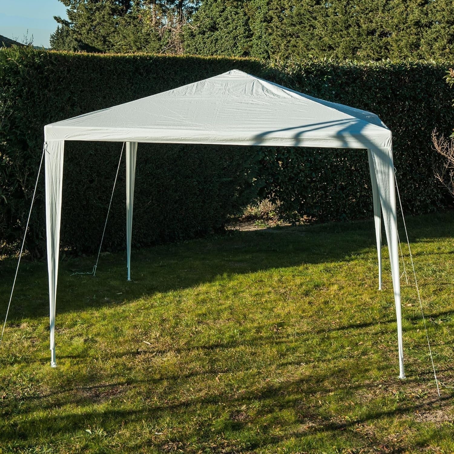 3x3m Garden Marquee Gazebo Waterproof Outdoor Reception Tent – Taupe