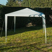 3x3m Garden Marquee Gazebo Waterproof Outdoor Reception Tent – Taupe